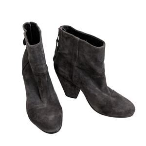 rag & bone gray suede newbury boot